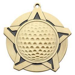 Super Star Medal - Golf